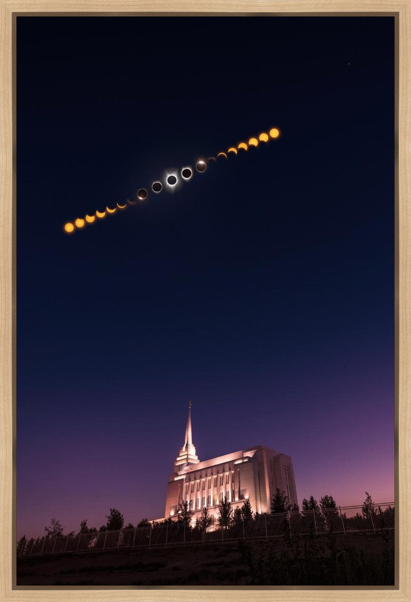 Rexburg Eclipse Phases Gallery Wrap