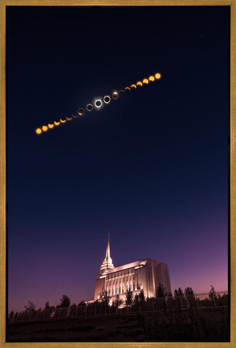 Rexburg Eclipse Phases Gallery Wrap