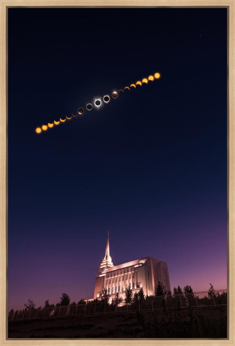 Rexburg Eclipse Phases Gallery Wrap