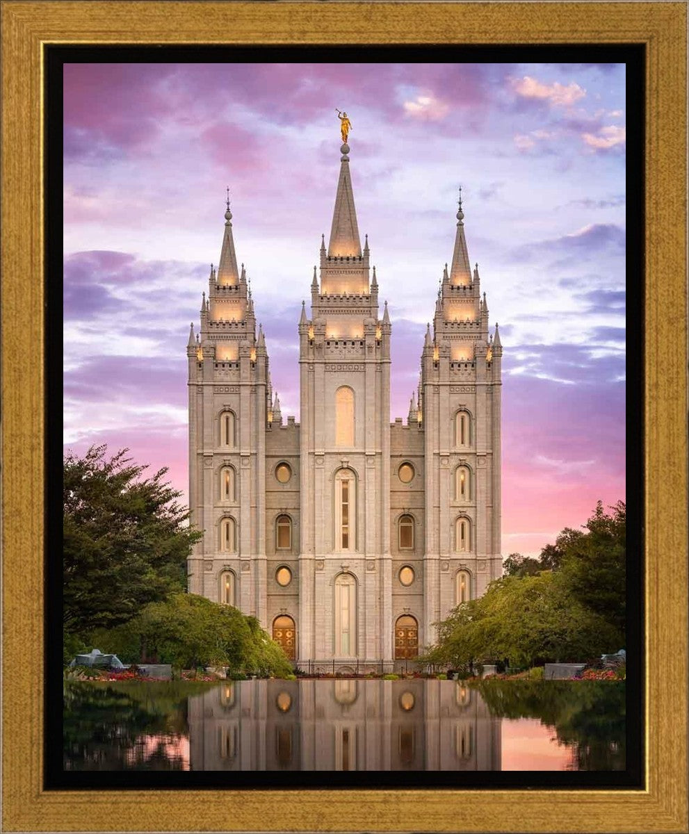 Salt Lake for Time and All Eternity Gallery Wrap