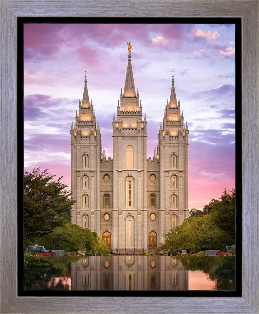 Salt Lake for Time and All Eternity Gallery Wrap