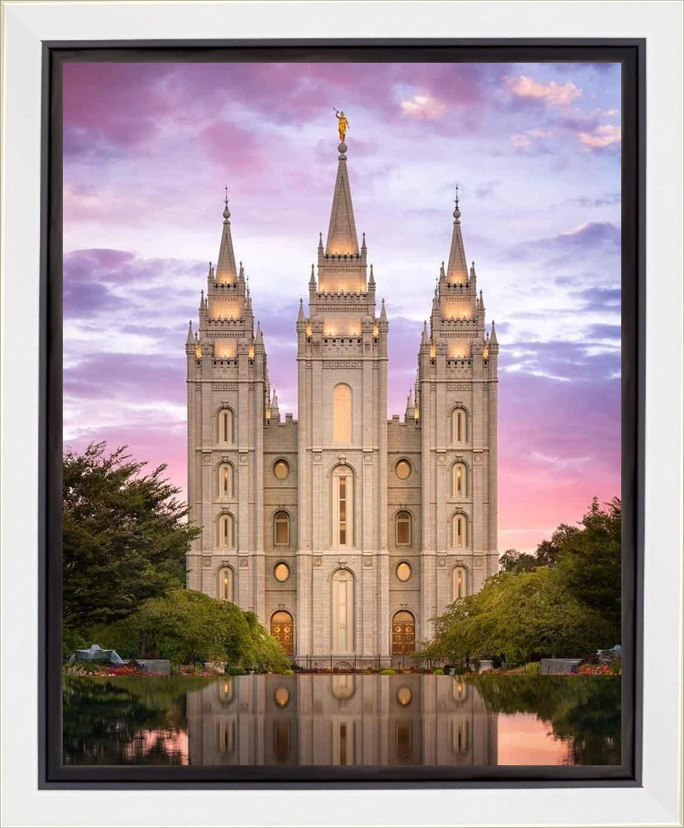 Salt Lake for Time and All Eternity Gallery Wrap