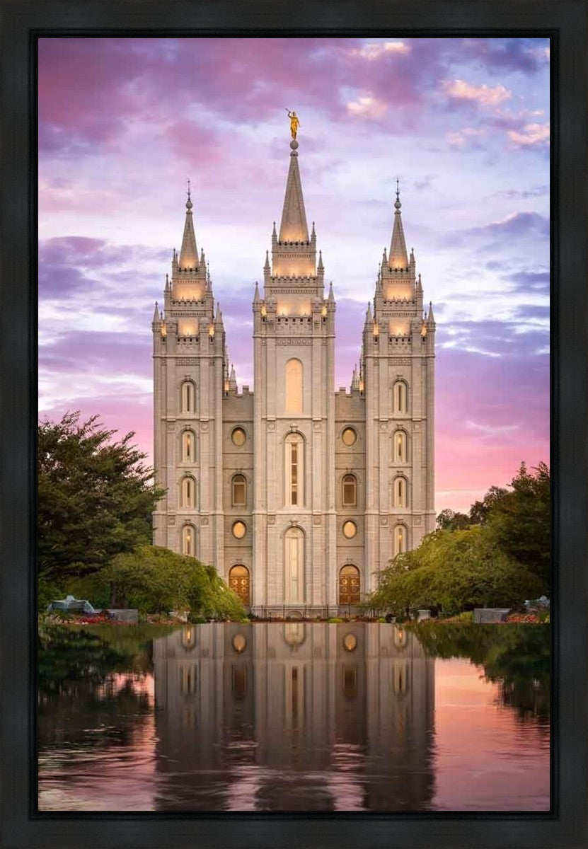 Salt Lake for Time and All Eternity Gallery Wrap