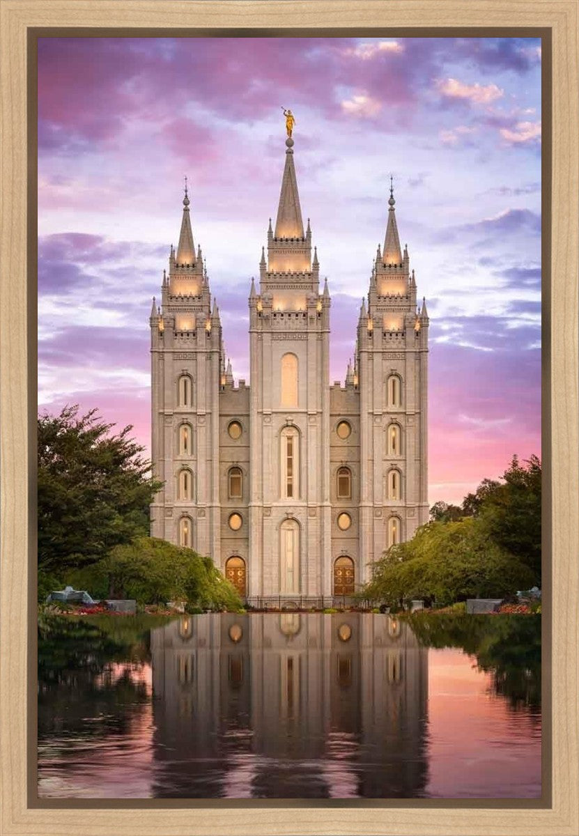 Salt Lake for Time and All Eternity Gallery Wrap