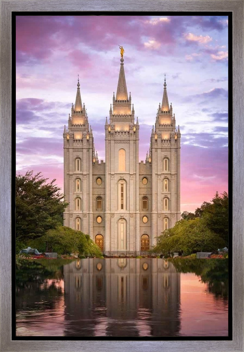 Salt Lake for Time and All Eternity Gallery Wrap