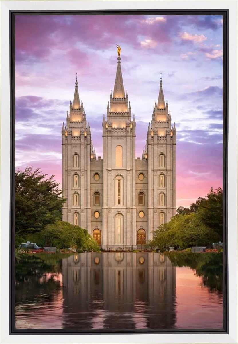 Salt Lake for Time and All Eternity Gallery Wrap