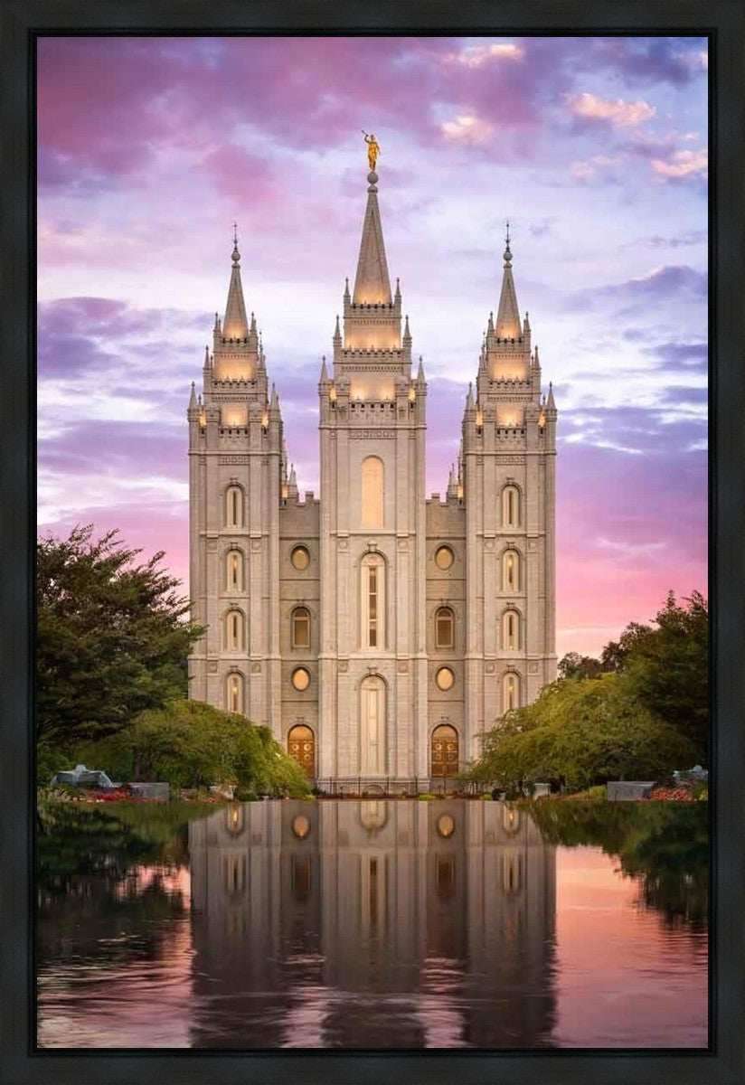 Salt Lake for Time and All Eternity Gallery Wrap