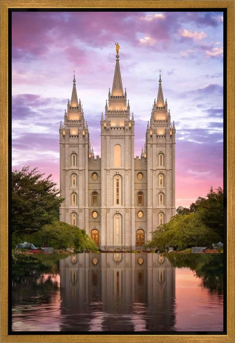 Salt Lake for Time and All Eternity Gallery Wrap