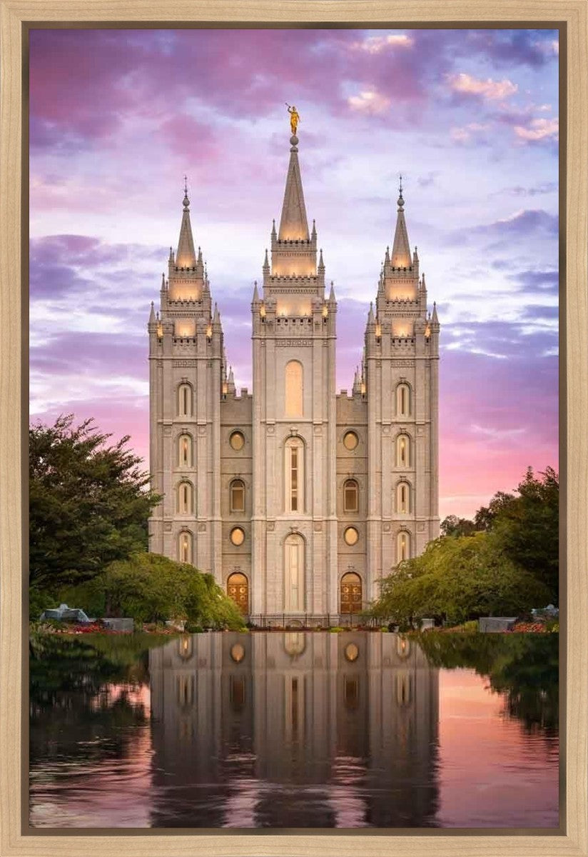 Salt Lake for Time and All Eternity Gallery Wrap