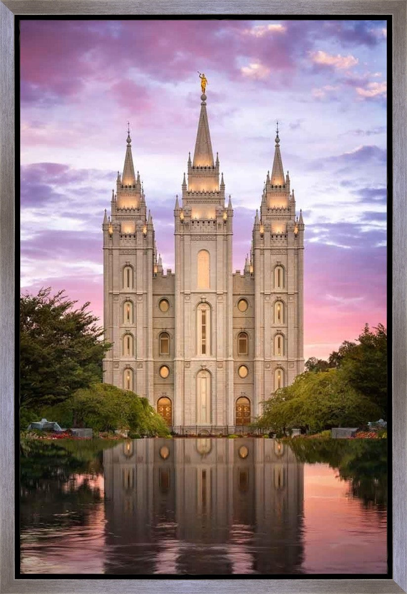 Salt Lake for Time and All Eternity Gallery Wrap