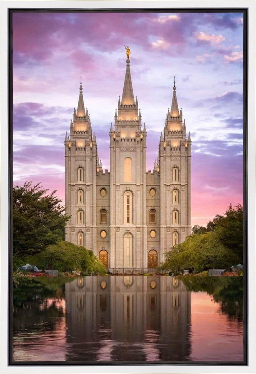 Salt Lake for Time and All Eternity Gallery Wrap