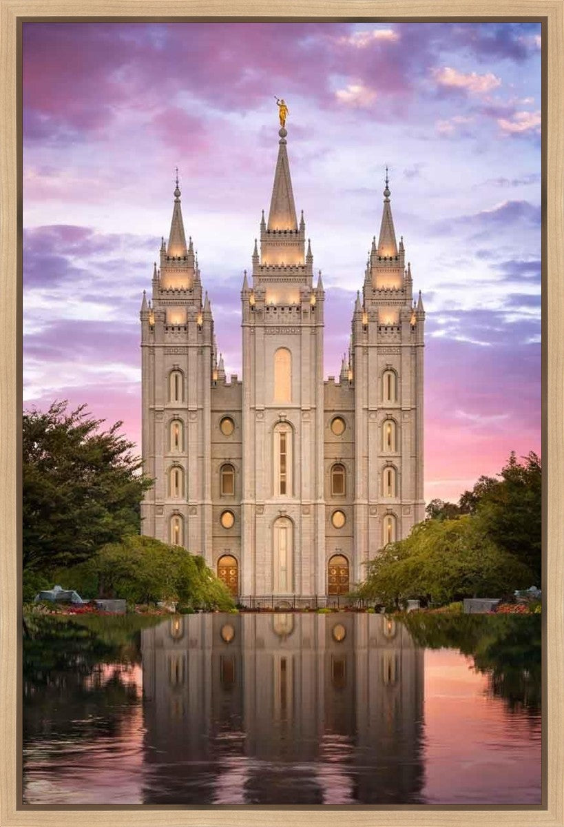 Salt Lake for Time and All Eternity Gallery Wrap