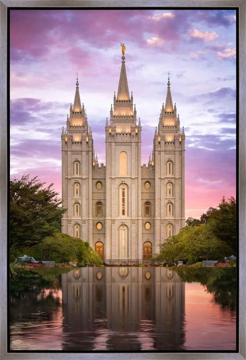 Salt Lake for Time and All Eternity Gallery Wrap