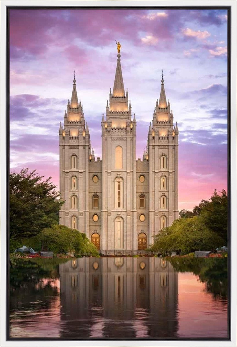 Salt Lake for Time and All Eternity Gallery Wrap