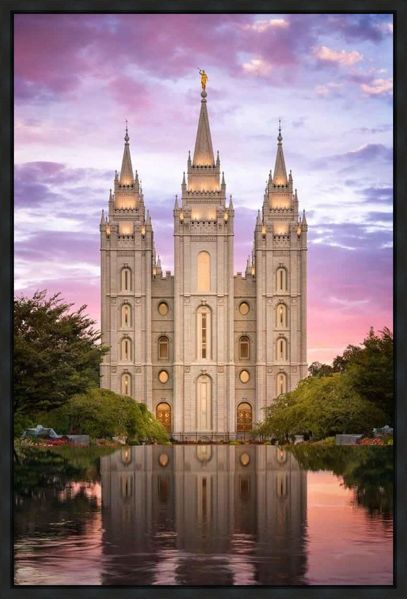 Salt Lake for Time and All Eternity Gallery Wrap