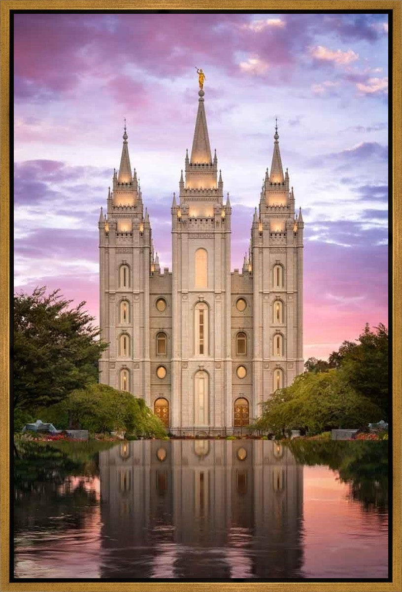 Salt Lake for Time and All Eternity Gallery Wrap