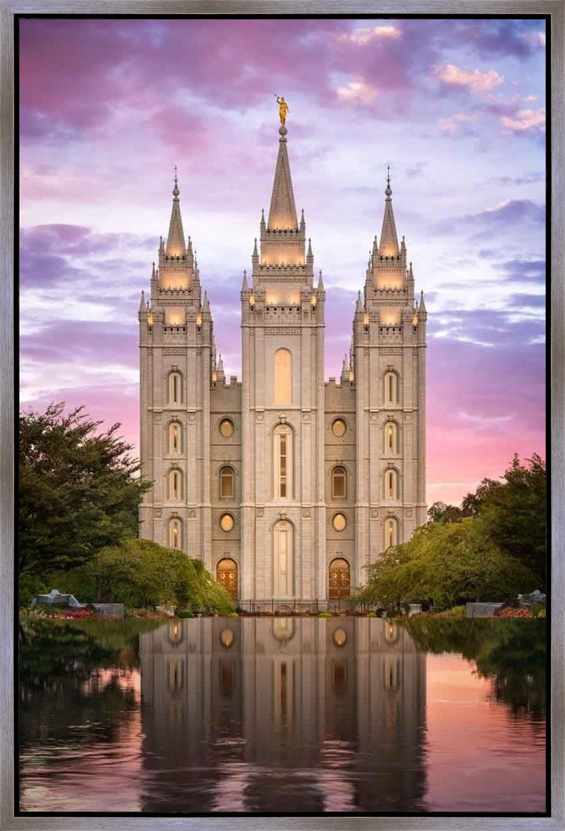 Salt Lake for Time and All Eternity Gallery Wrap
