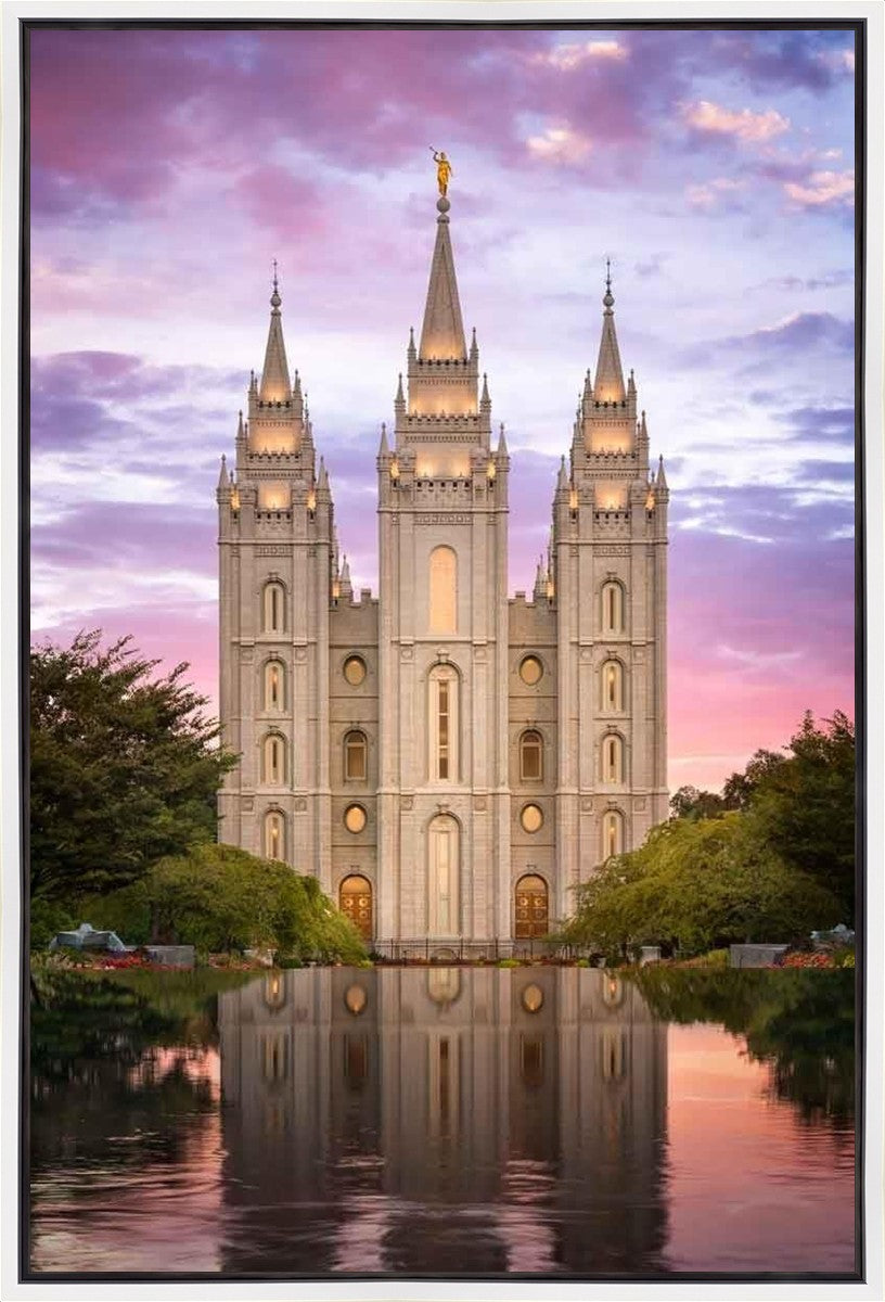 Salt Lake for Time and All Eternity Gallery Wrap
