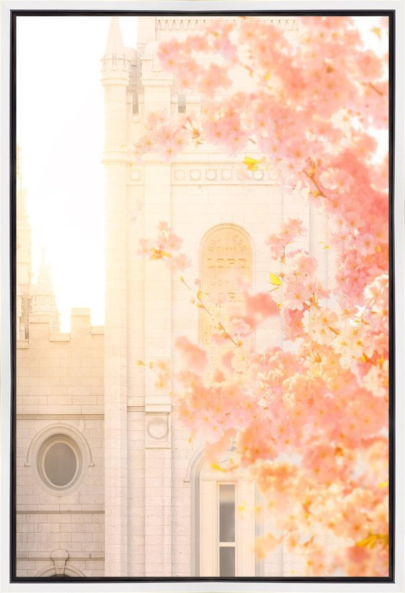Salt Lake Blossom Glow Gallery Wrap