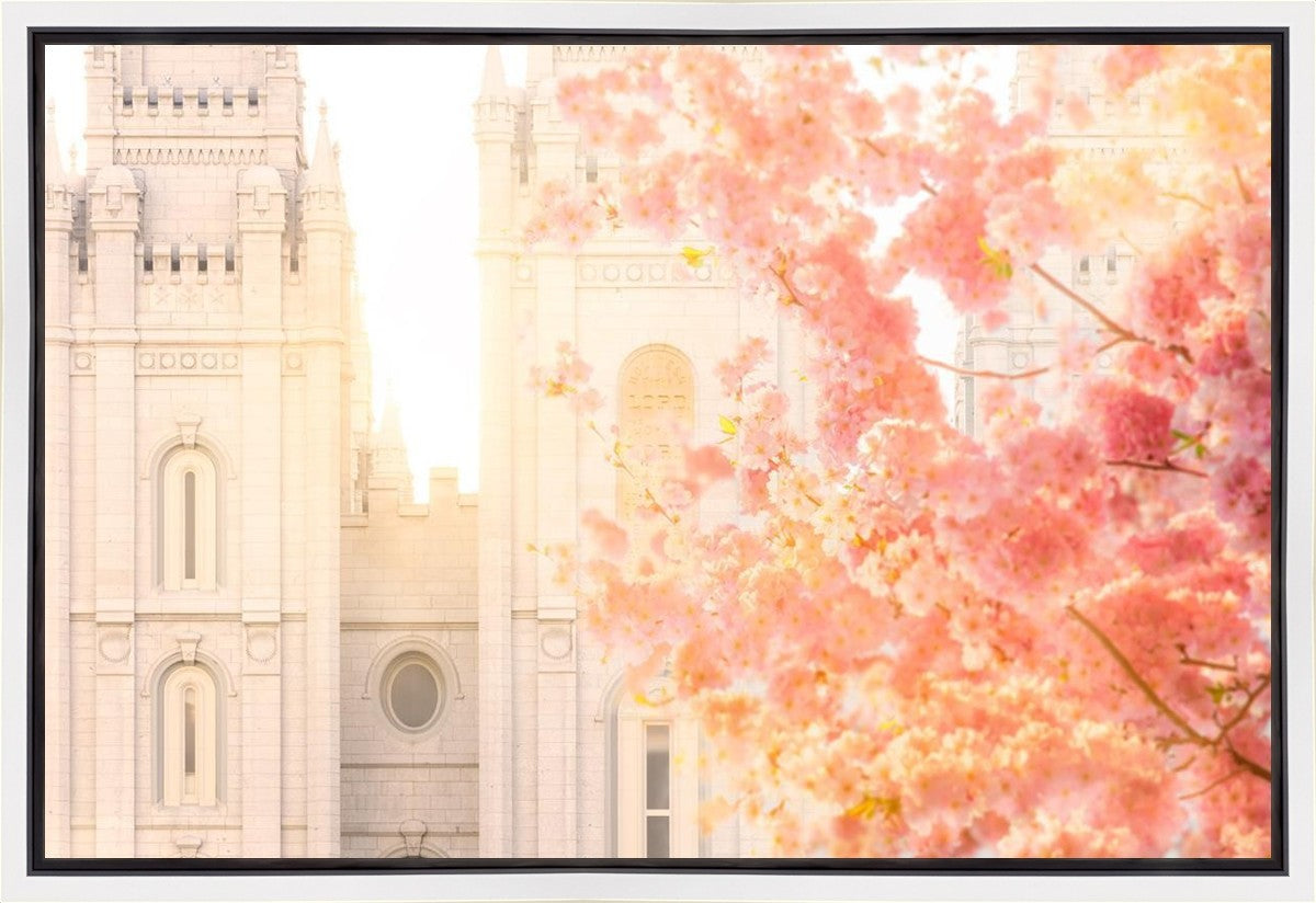 Salt Lake Blossom Glow Gallery Wrap