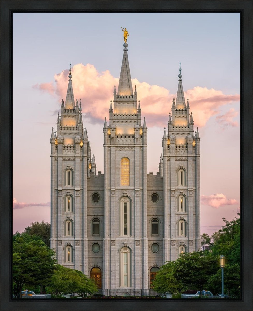 Salt Lake Morning Breaks Gallery Wrap