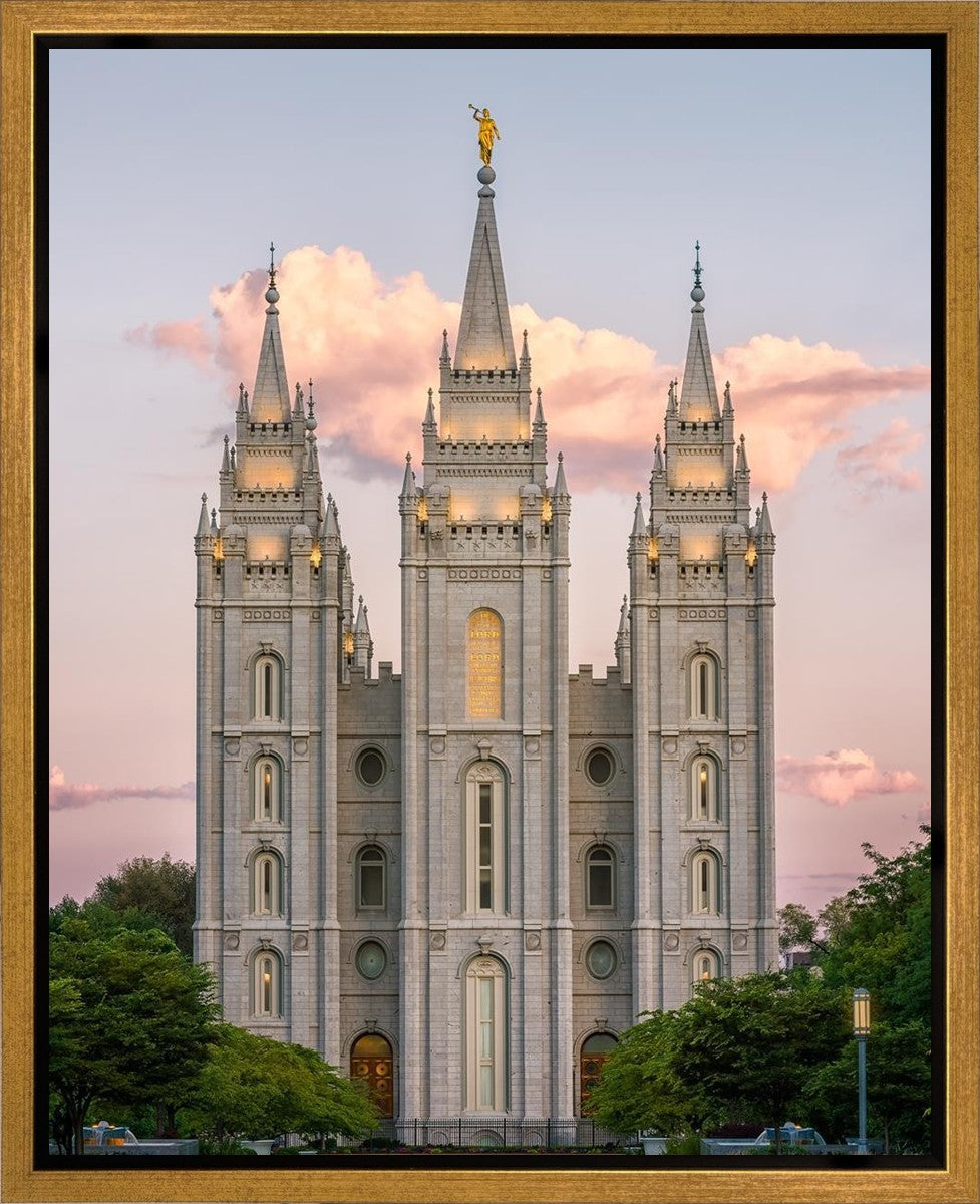 Salt Lake Morning Breaks Gallery Wrap