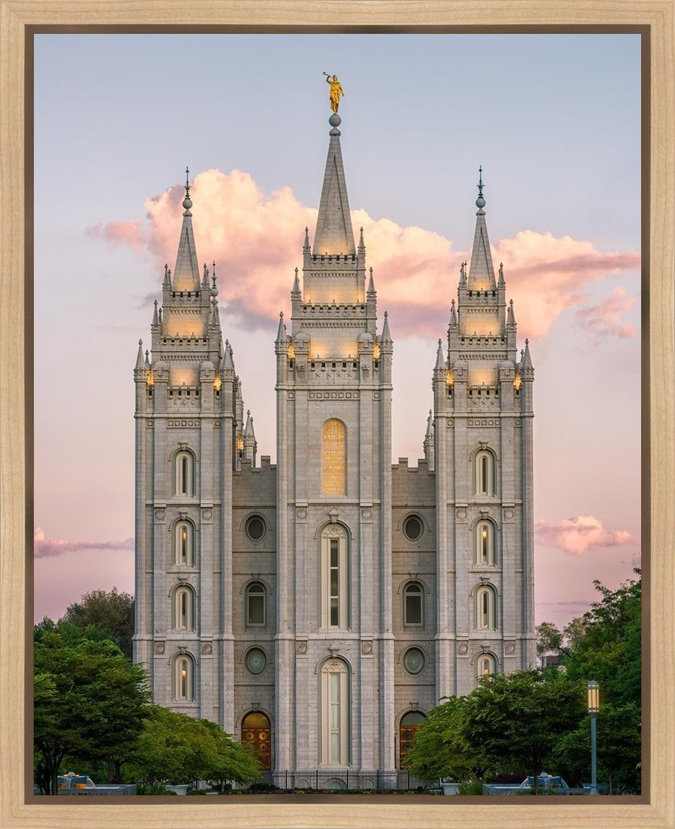 Salt Lake Morning Breaks Gallery Wrap