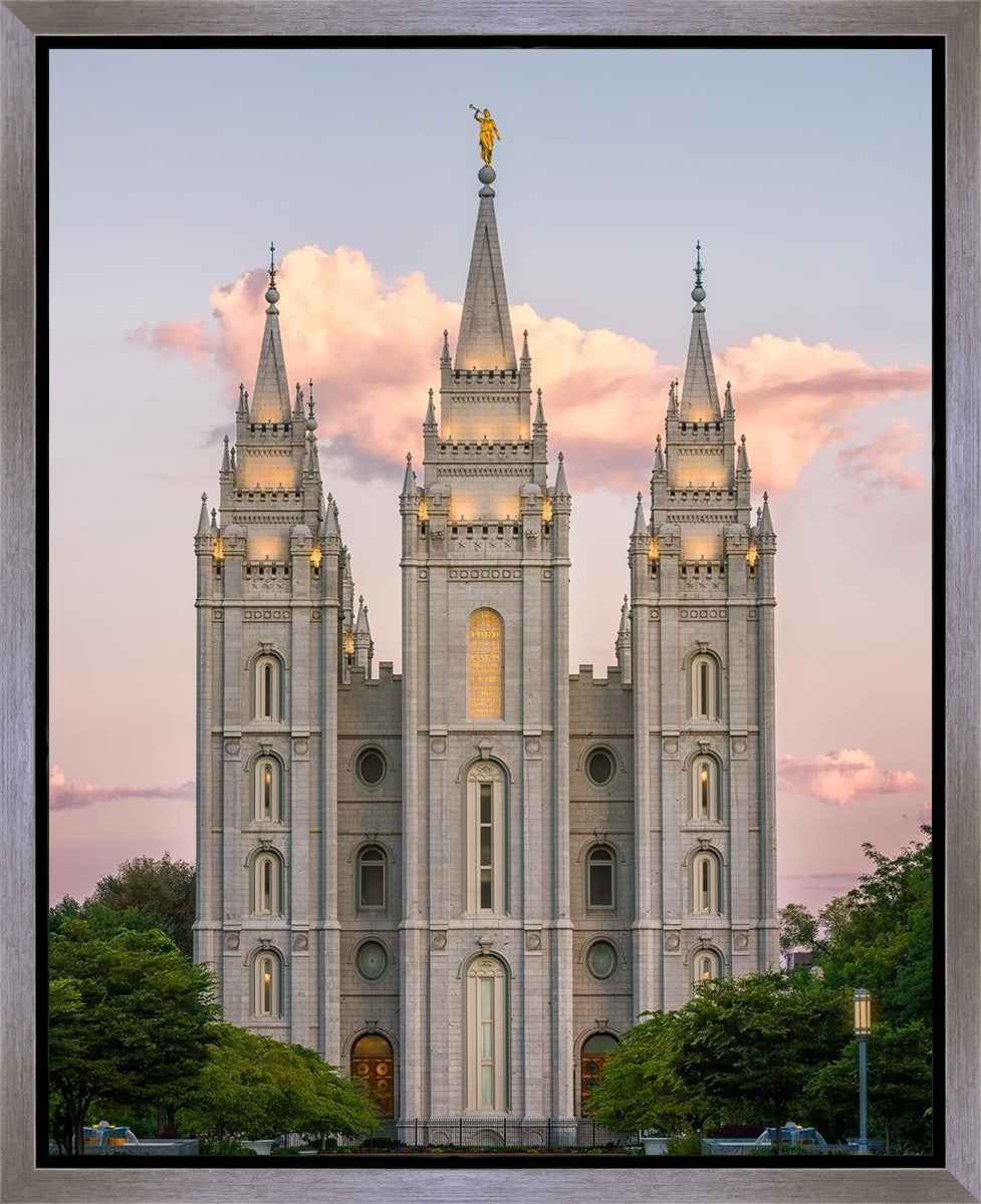 Salt Lake Morning Breaks Gallery Wrap