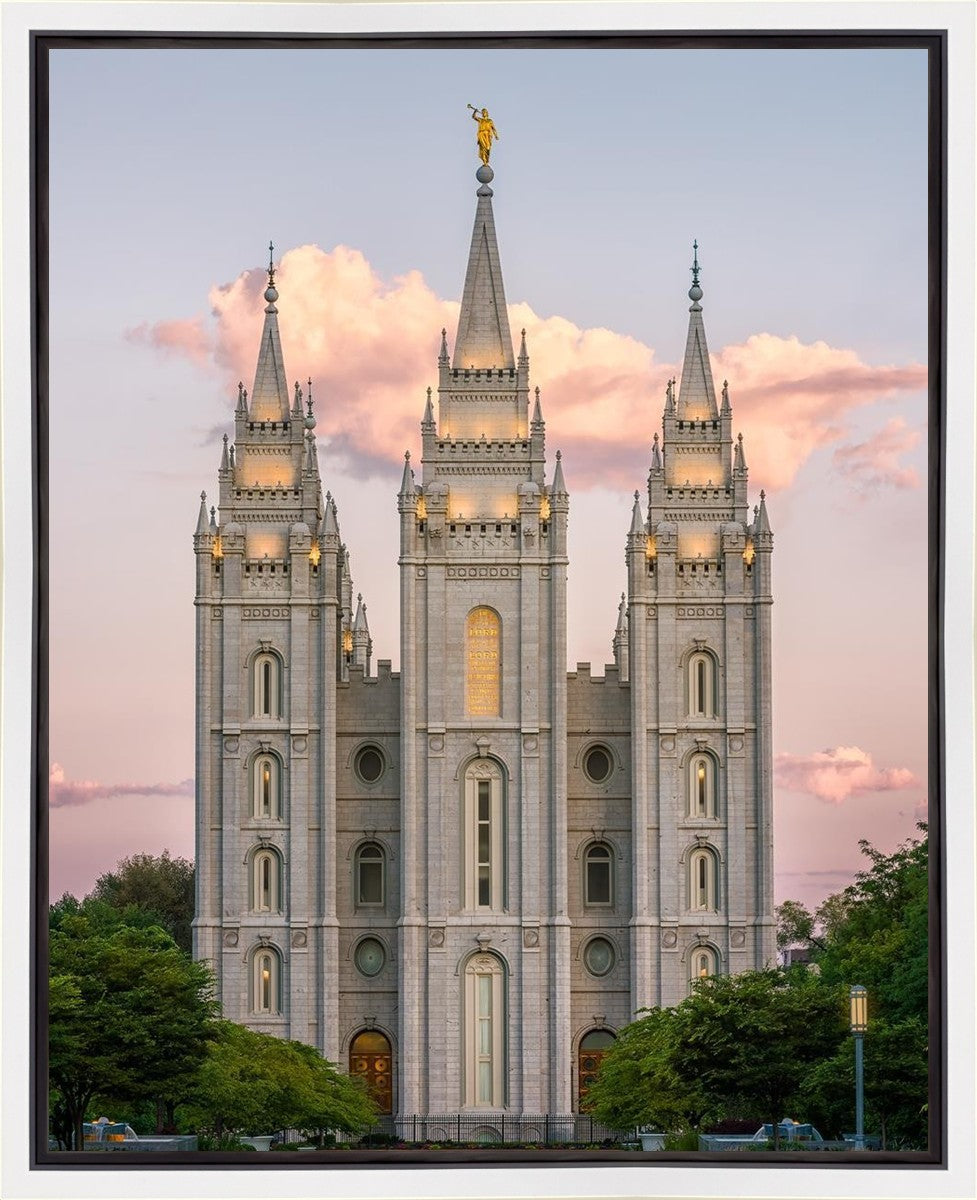 Salt Lake Morning Breaks Gallery Wrap