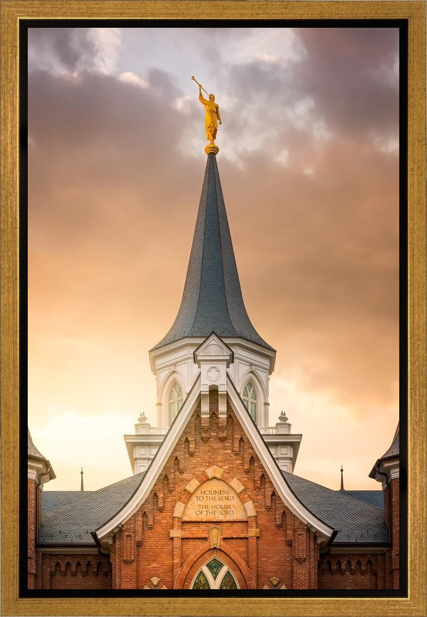 Provo City Center Landmark Of Christ Gallery Wrap