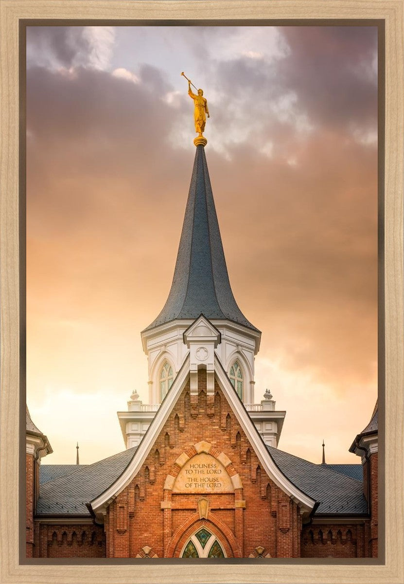 Provo City Center Landmark Of Christ Gallery Wrap