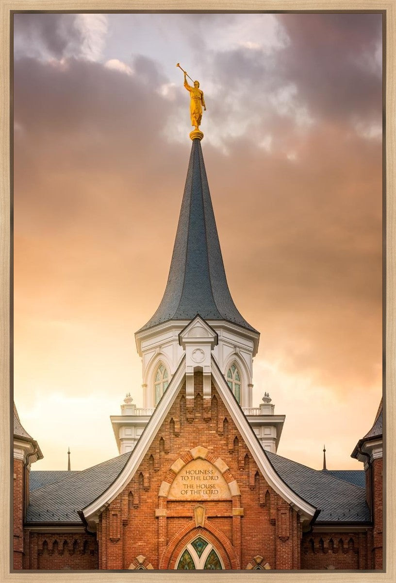 Provo City Center Landmark Of Christ Gallery Wrap