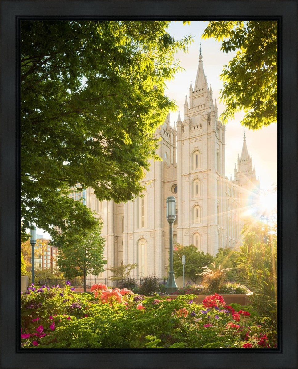 Salt Lake - The Lord is My Light (Vertical) Gallery Wrap