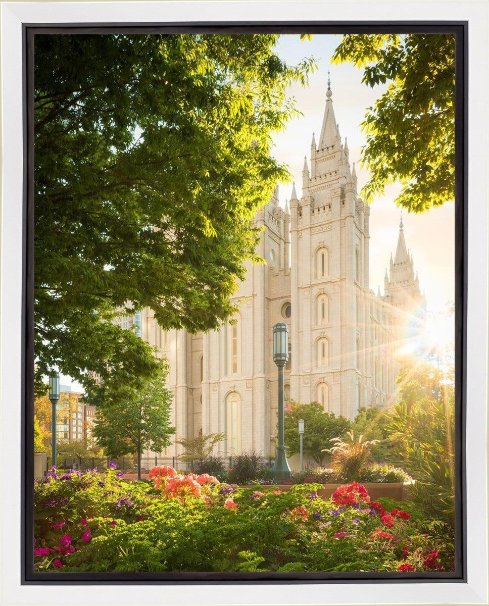 Salt Lake - The Lord is My Light (Vertical) Gallery Wrap