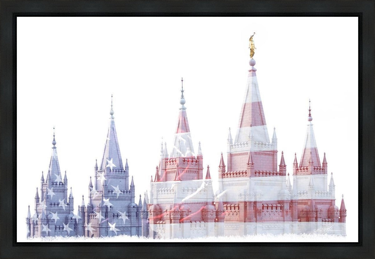 Salt Lake Flag Gallery Wrap