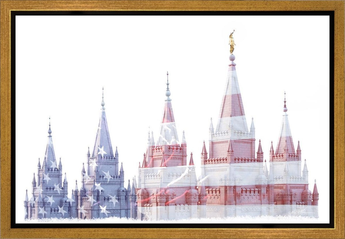 Salt Lake Flag Gallery Wrap