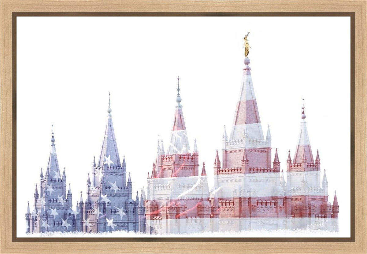 Salt Lake Flag Gallery Wrap