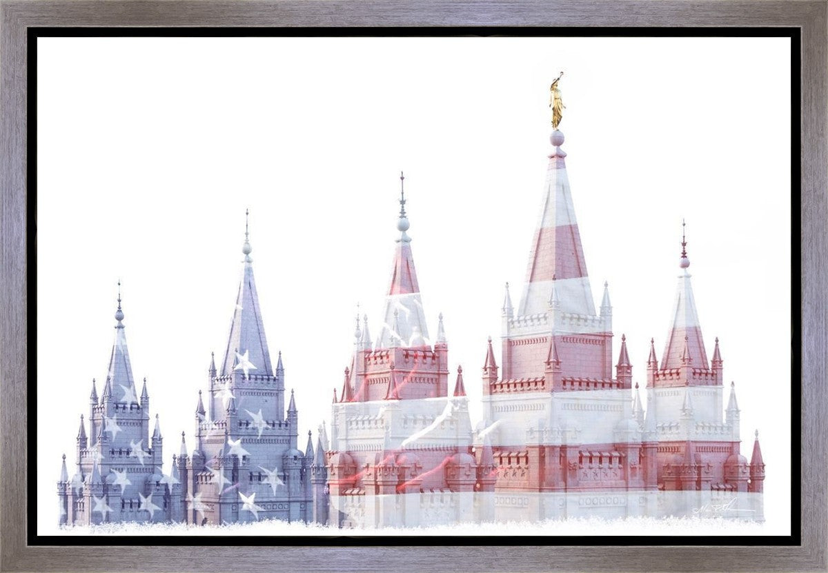 Salt Lake Flag Gallery Wrap