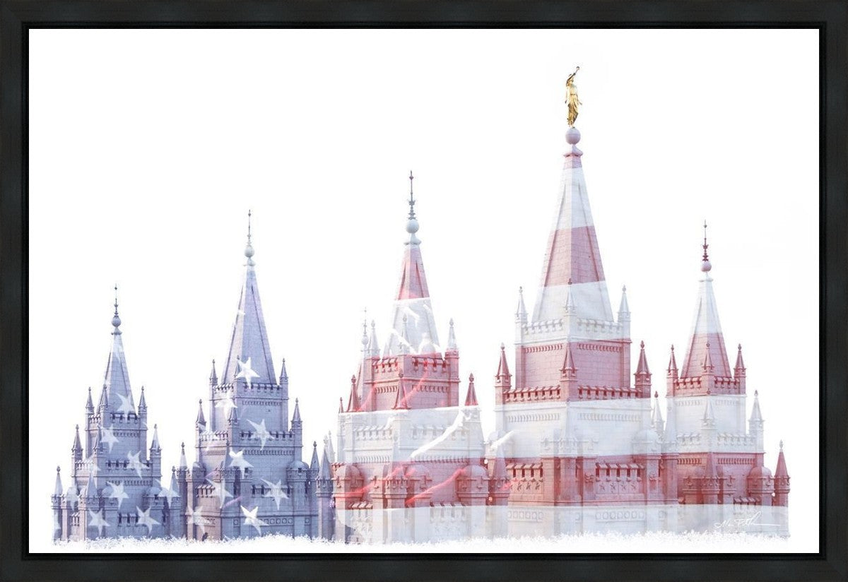 Salt Lake Flag Gallery Wrap