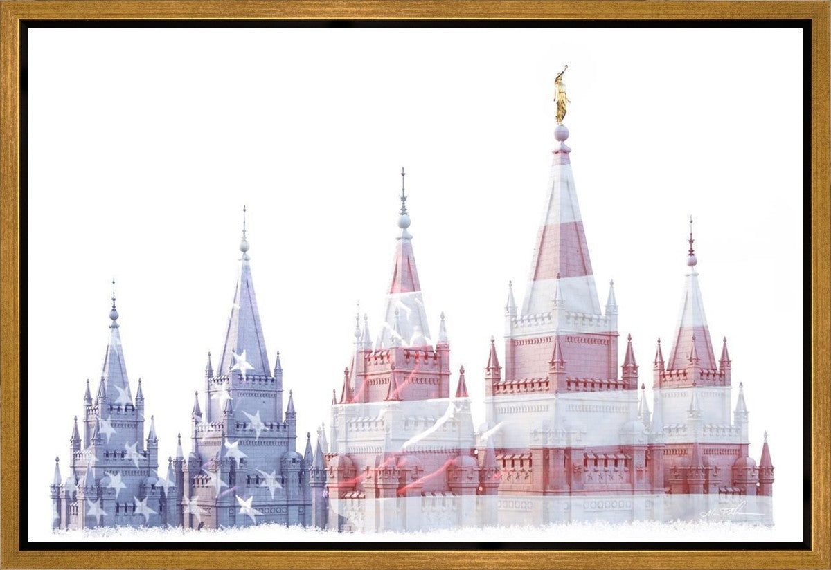 Salt Lake Flag Gallery Wrap