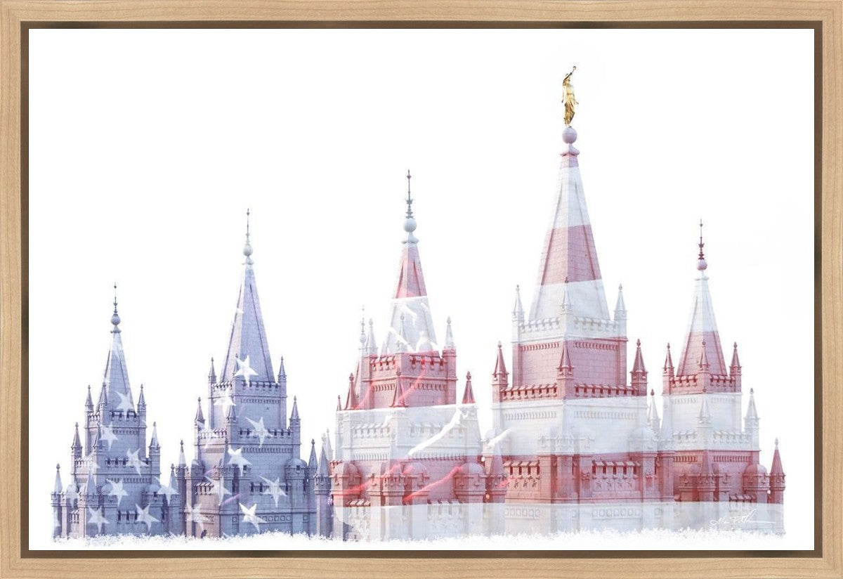 Salt Lake Flag Gallery Wrap