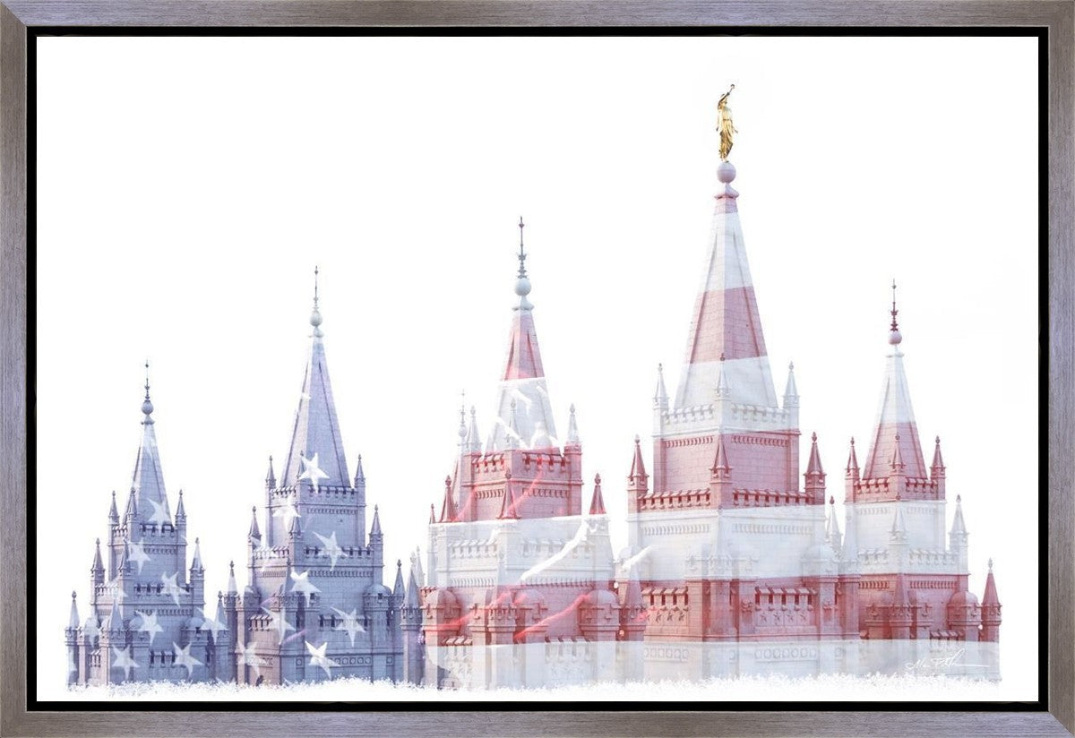 Salt Lake Flag Gallery Wrap