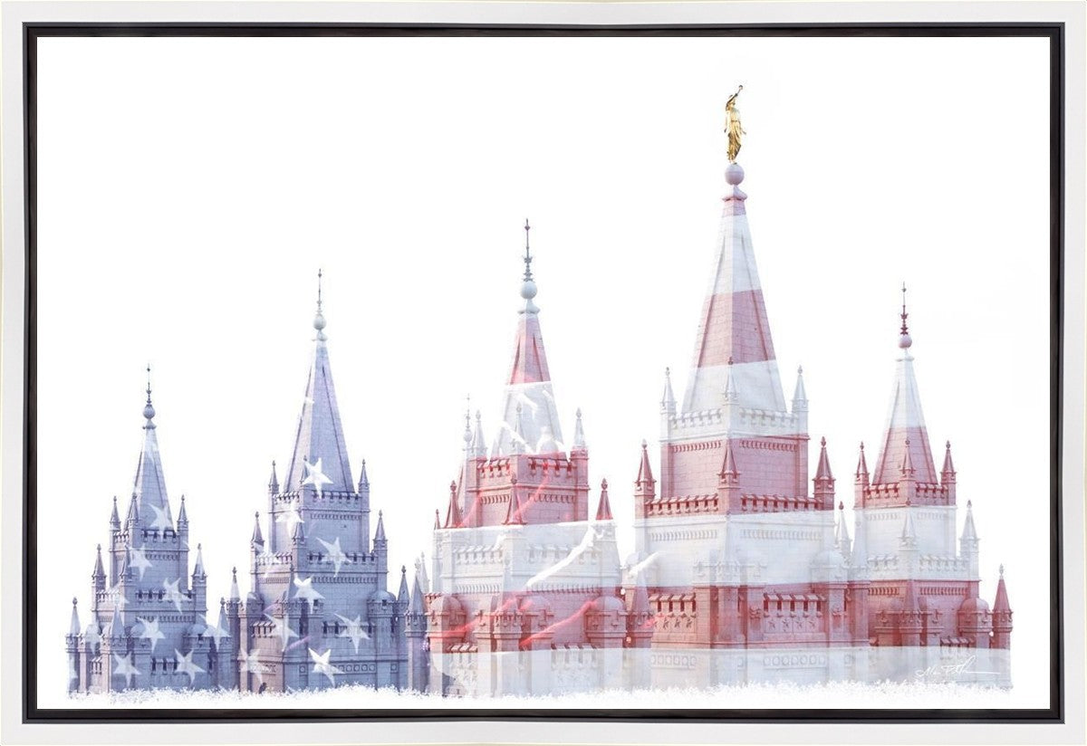 Salt Lake Flag Gallery Wrap