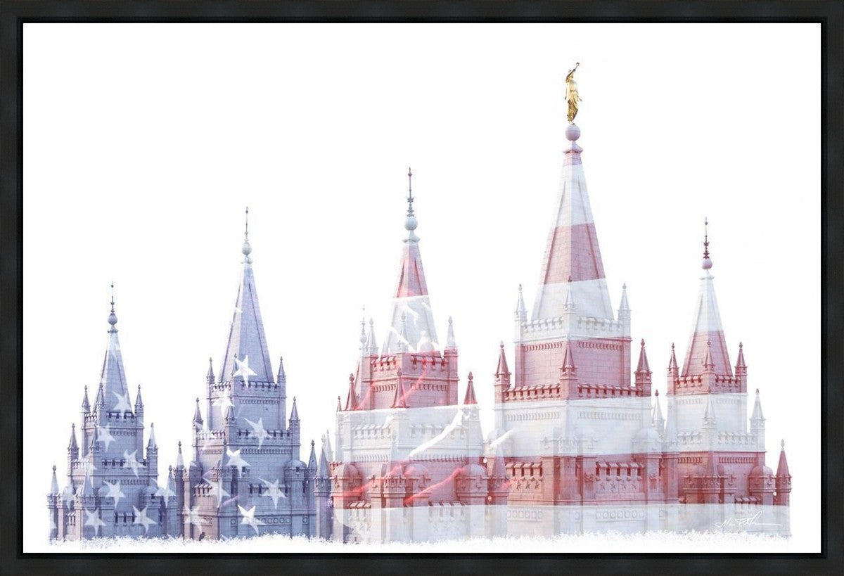 Salt Lake Flag Gallery Wrap