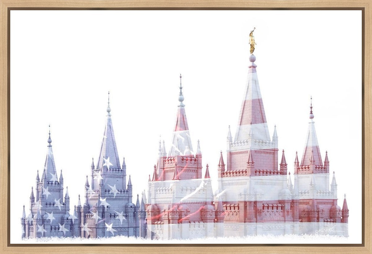 Salt Lake Flag Gallery Wrap