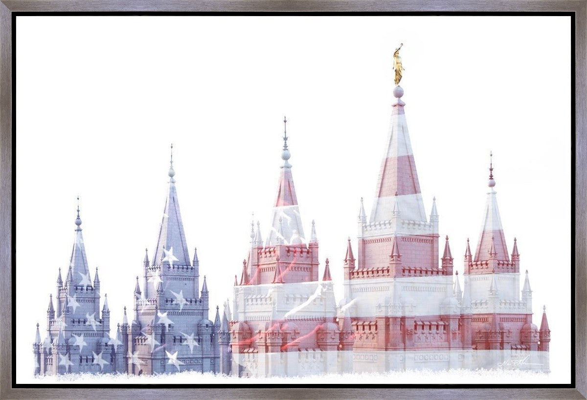 Salt Lake Flag Gallery Wrap