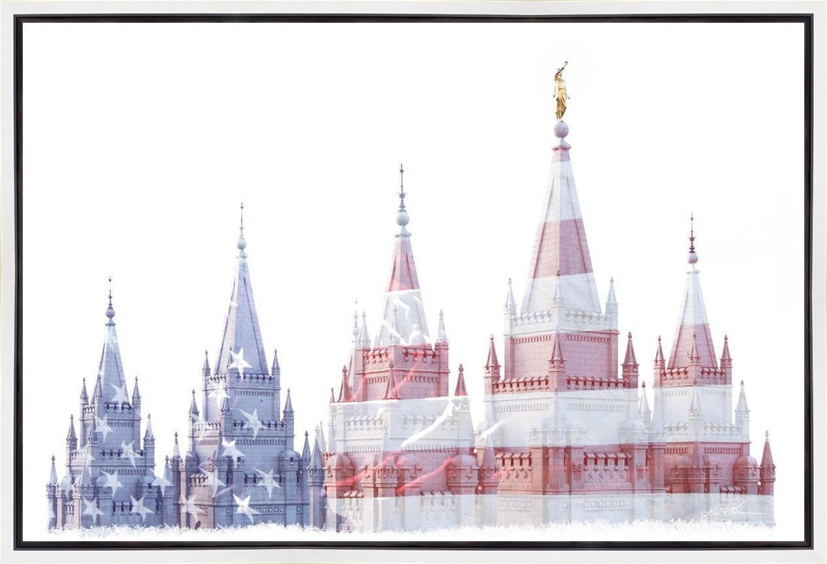 Salt Lake Flag Gallery Wrap