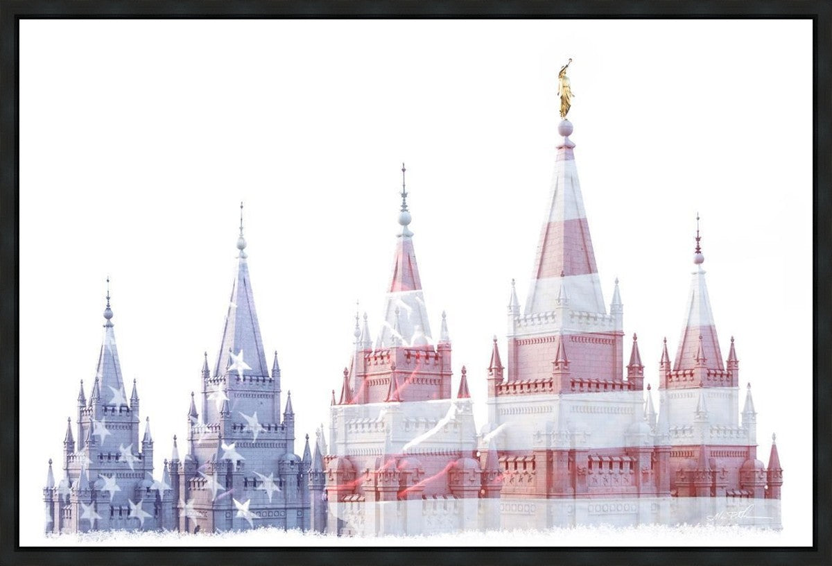Salt Lake Flag Gallery Wrap