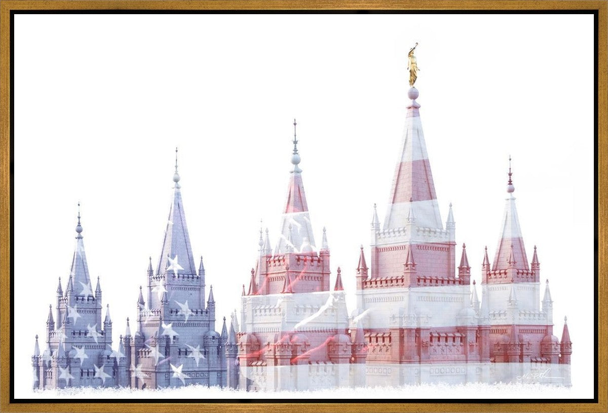 Salt Lake Flag Gallery Wrap