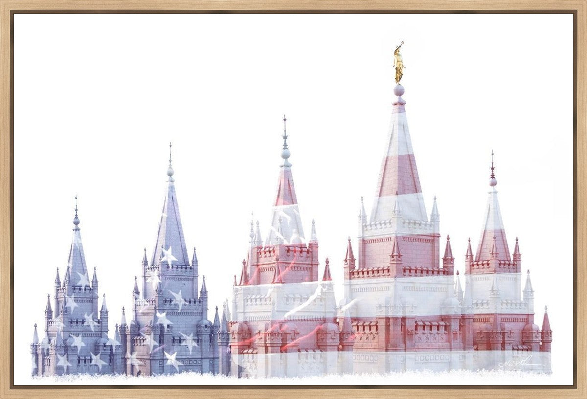 Salt Lake Flag Gallery Wrap